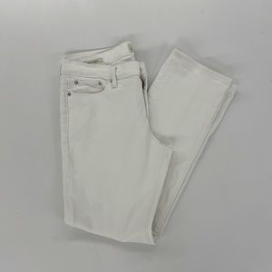 Lucky Brand Sweet Straight white jeans